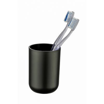 Wenko 1064969 - Zahnputzbecher Brasilien schwarz | 2 Stk