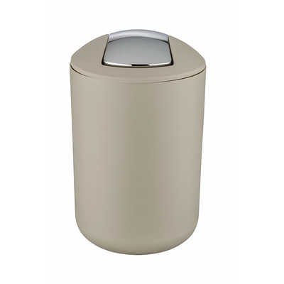 Wenko 1064925 - Abfallbehälter Brasilien l 6,5 Liter taupe | 1 Stk