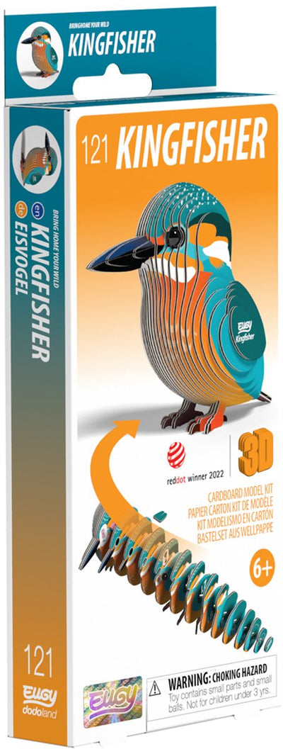 Eugy 3D-Puzzle – Eisvogel – Vögel – nachhaltig – alle sammeln – 6 Jahre