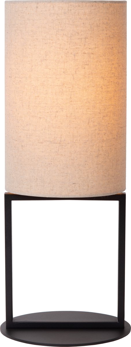 Lucide Herman - Tischlampe - ø 20 cm - 1xE27 - Beige - Japandi