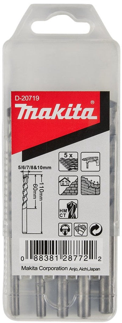 Makita Zubehör Steinbohrer-Set 5-teilig – D-20719 D-20719