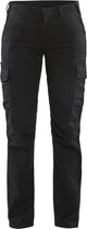 Blåkläder Blaklader Damen Industrie-Arbeitshose Stretch 7144-1832 – Schwarz – C50