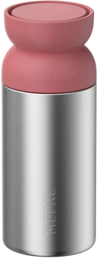 Mepal Isolier-Kaffeetasse Ellipse – 350 ml – hält Getränke 4 Stunden heiß und 6 Stunden kalt – Kaffeetassen zum Mitnehmen – spülmaschinenfest – lebendiges Mauve