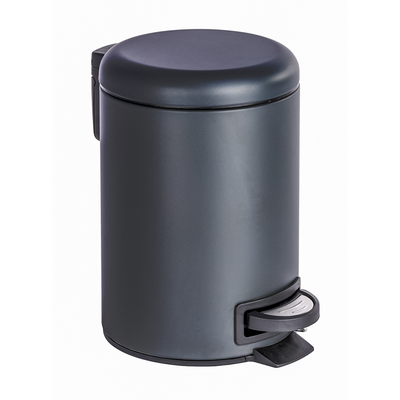 Wenko 1064928 - Abfallbehälter Leman 3 Liter schwarz matt | 2 Stk