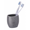 Wenko 1064942 - Zahnputzbecher Puro Anthrazit | 2 Stk