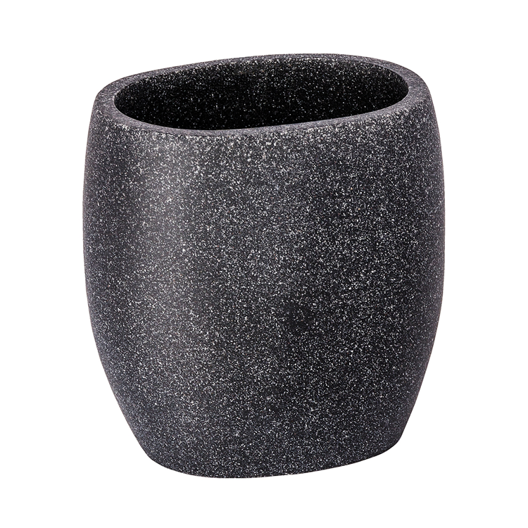 Wenko 1064942 - Zahnputzbecher Puro Anthrazit | 2 Stk