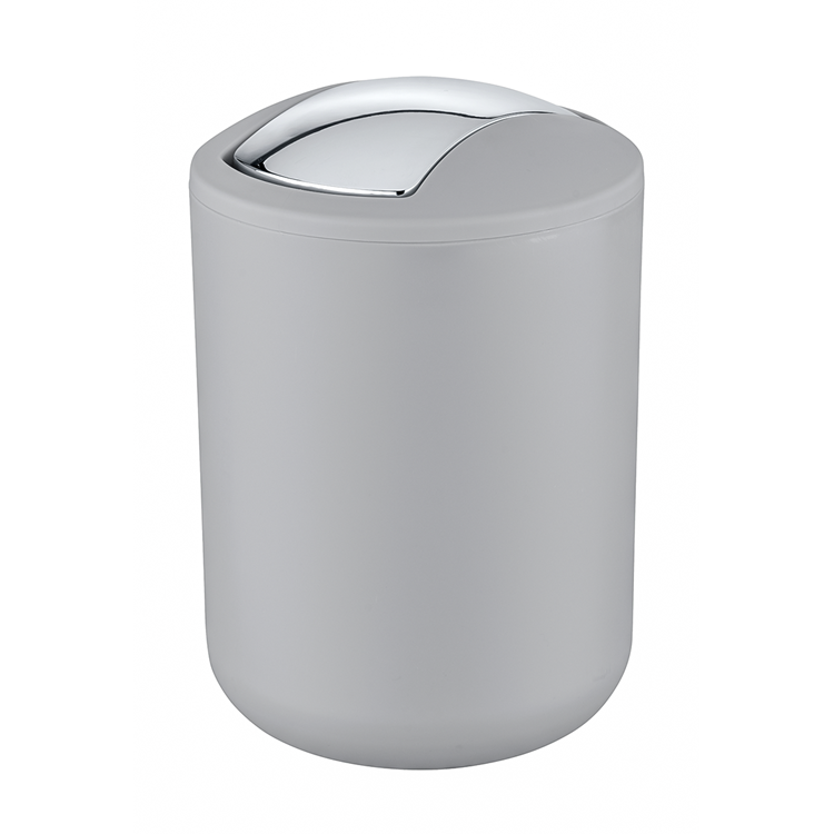 Wenko 1064897 - Abfallbehälter Brazil S 2 Liter grau | 2 Stk