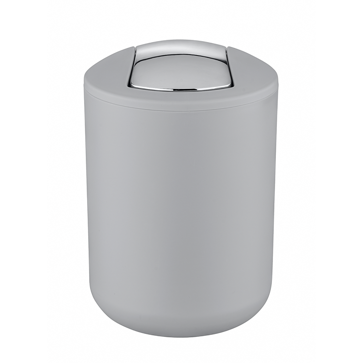 Wenko 1064897 - Abfallbehälter Brazil S 2 Liter grau | 2 Stk