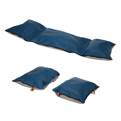Gemütlicher Autositz-Reisekorb, Hundekorb, beige, blau, orange