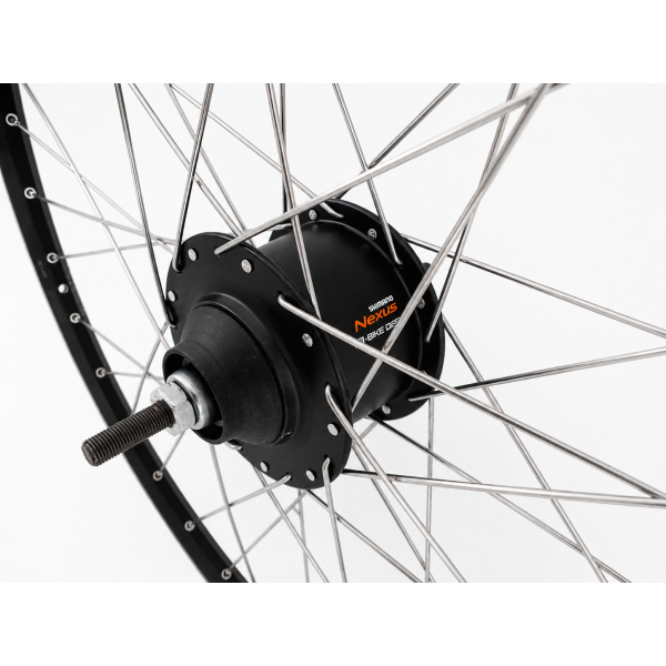 Shimano Hinterrad 28 Zoll ZAC2000 mit Nexus 5 Rollenbremse – schwarzer Boden