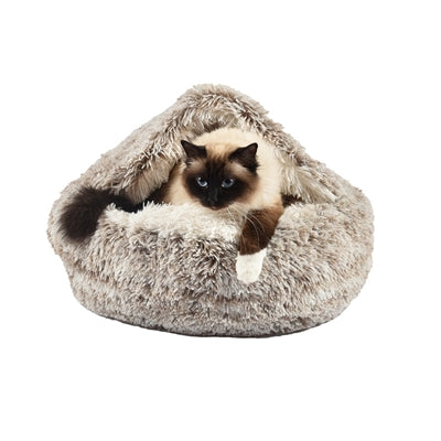 Croci Katzenkorb Iglu beige-weiß meliert