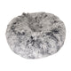 Croci Hundebett Donut bicolor schwarz