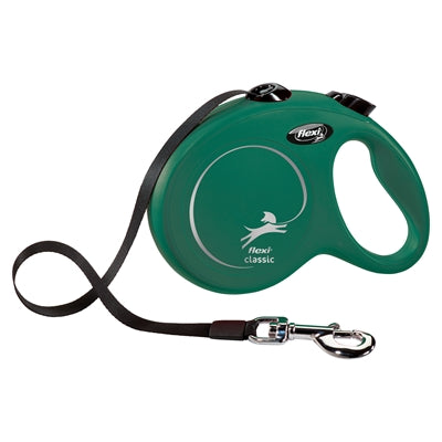 Flexi Retractable Line Classic Tape Olivgrün
