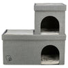 Trixie Katzenkorb Katzenhaus Kimy Soft 2 Etagen hellgrau
