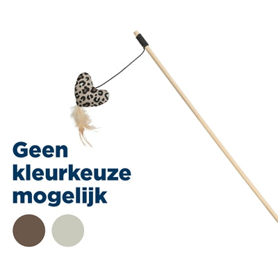 Trixie Katzenstab Herz Holz Baumwolle mit Katzenminze Katzenminze