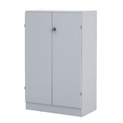 Schrank Niceday 80x42x127cm hellgrau