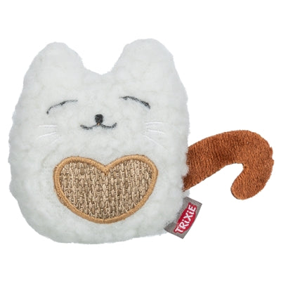 Trixie Katzenstoffplüsch mit Katzenminze, Katzenminze, weiß, beige