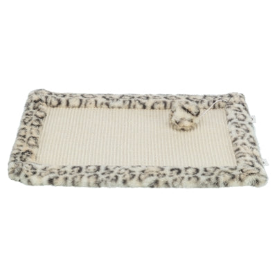 Trixie Kratzmatte Leo Leopardenmuster Creme