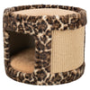 Trixie Kratztonne Leo-Leopardenmuster braun
