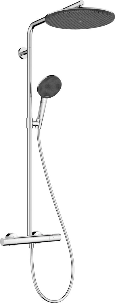Hansgrohe Raindance Alive S Puro – Duschrohr – Ecostat-Thermostat – Größe 300 mm – 1 Strahlfunktion – Chrom