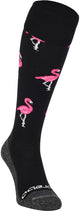 Brabo bc8460b Socken Flamingo schwarz rosa Unisex-Sportsocken – schwarz rosa