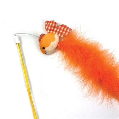 Happy Pet Tabby Patch Katze Angelrute Goldfisch orange