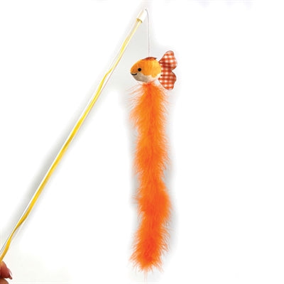 Happy Pet Tabby Patch Katze Angelrute Goldfisch orange