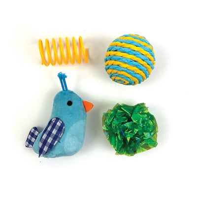 Happy Pet Tabby Patch Vogel Multipack blau