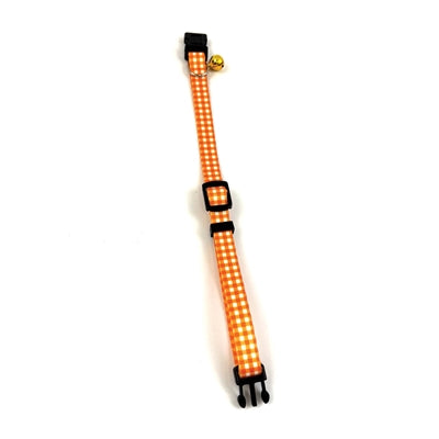 Happy Pet Tabby Patch-Halsband für Katzen, Diamantorange
