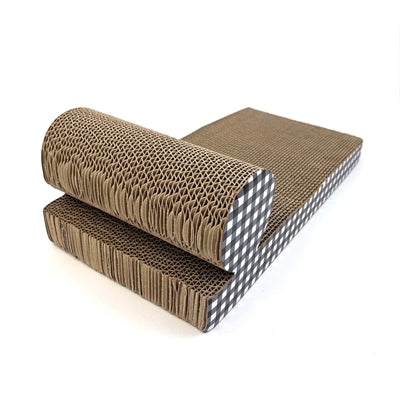 Happy Pet Tabby Patch Kratzmatte Chaiselongue aus Pappe