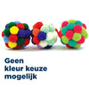 Happy Pet Tabby Patch Pom Pom Ball sortiert