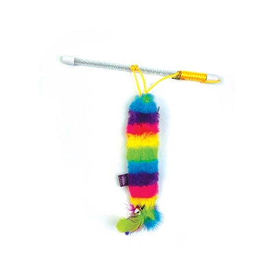Happy Pet Tabby Patch Katzenstab Regenbogen sortiert