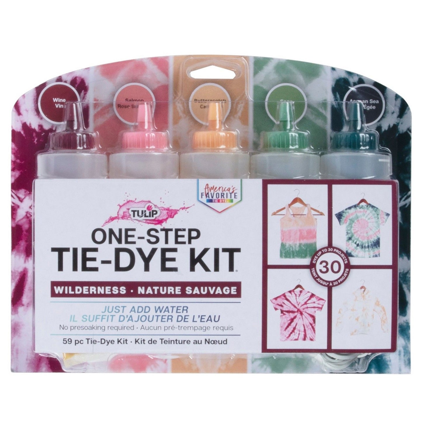 Tulpe Ein-Schritt-Batik-Tulpe • Batik-Set 5 Farben Wildnis