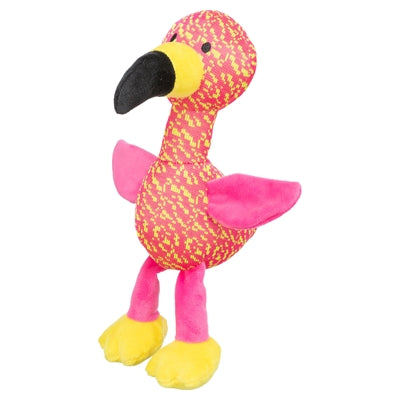 Trixie Flamingostoff rosa gelb