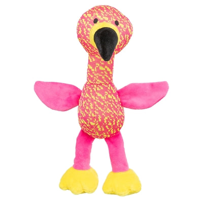 Trixie Flamingostoff rosa gelb