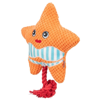 Trixie-Seestern mit orangefarbenem Zahnseideseil