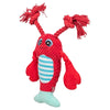 Trixie-Hummer mit Zahnseide-Seil rot