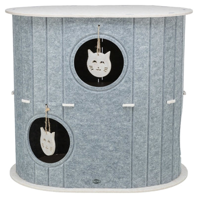 Trixie Spielbox Mara oval Filz Sandgrau