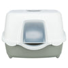 Trixie Davio Top Outdoor-Katzentoilette mit Haube grauweiß