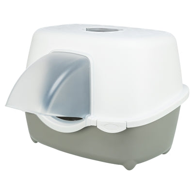 Trixie Davio Top Outdoor-Katzentoilette mit Haube grauweiß