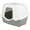 Trixie Davio Top Outdoor-Katzentoilette mit Haube grauweiß