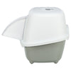 Trixie Davio Top Outdoor-Katzentoilette mit Haube grauweiß