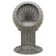Trixie Katzenbett Amalia rund Polyrattan grau