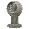 Trixie Katzenbett Amalia rund Polyrattan grau