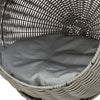 Trixie Katzenbett Amalia rund Polyrattan grau