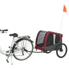 Trixie Hundefahrrad Katze grau rot