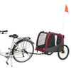 Trixie Hundefahrrad Katze grau rot