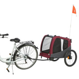 Trixie Hundefahrrad Katze grau rot - afbeelding 3
