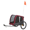 Trixie Hundefahrrad Katze grau rot