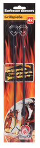 BBQ Collection BBQ Collection Barbecue Spieß 24 cm 4 Stück Edelstahl